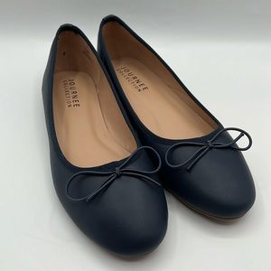 Journee Collection Womens Vika Wide Width Slip On Round Toe Ballet Flats